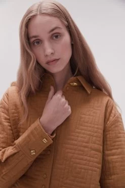 Surrealist Quilted Shacket -Aje 23SS2064 TWNY BWN 4 30fe2ebc 1272 47de bb19 1d00b99ccaf7