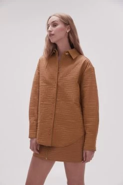 Surrealist Quilted Shacket -Aje 23SS2064 TWNY BWN 6 689cb542 ad9f 4cb3 b3de 1d388bfd04f8