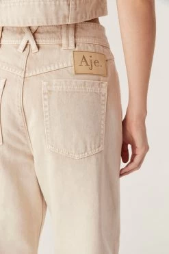 Effie Braided Denim Jeans -Aje 23SS3056 STNE 4