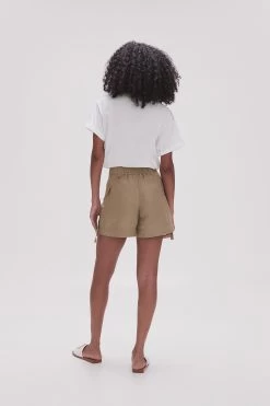 Escapade Ribbon Utility Short -Aje 23SS3089 DES KHAKI 5