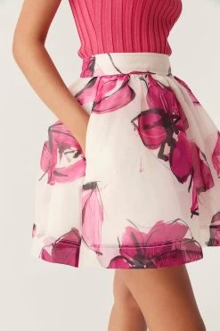 Dixie Flared Mini Skirt 9 Dixie Flared Mini Skirt -Aje 23SS4097 FALLING FL 4