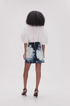 Enigma Denim Mini Skirt -Aje 23SS4150 TD INDIGO 6
