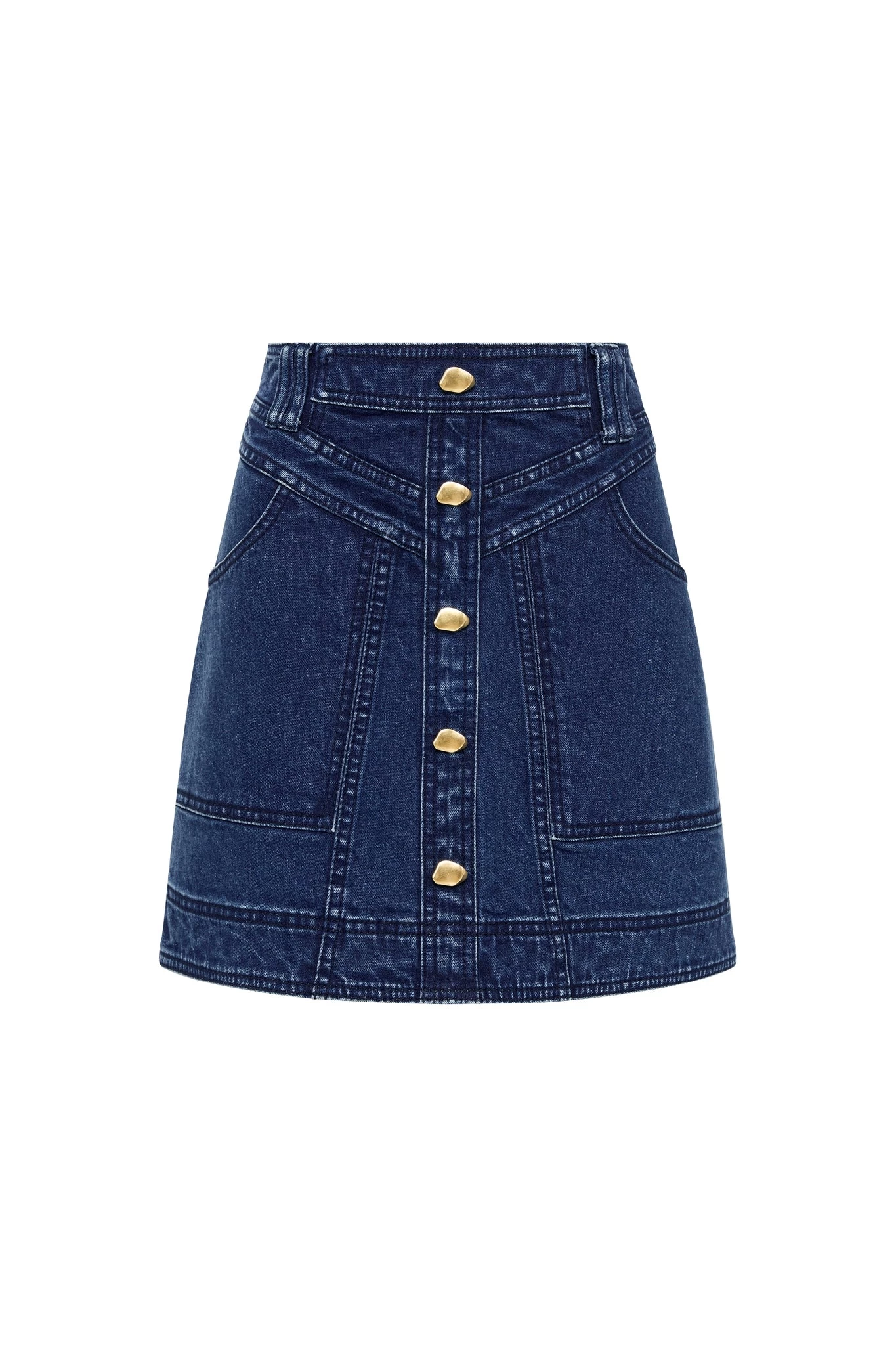 May Denim Mini Skirt 2 May Denim Mini Skirt - Image 2