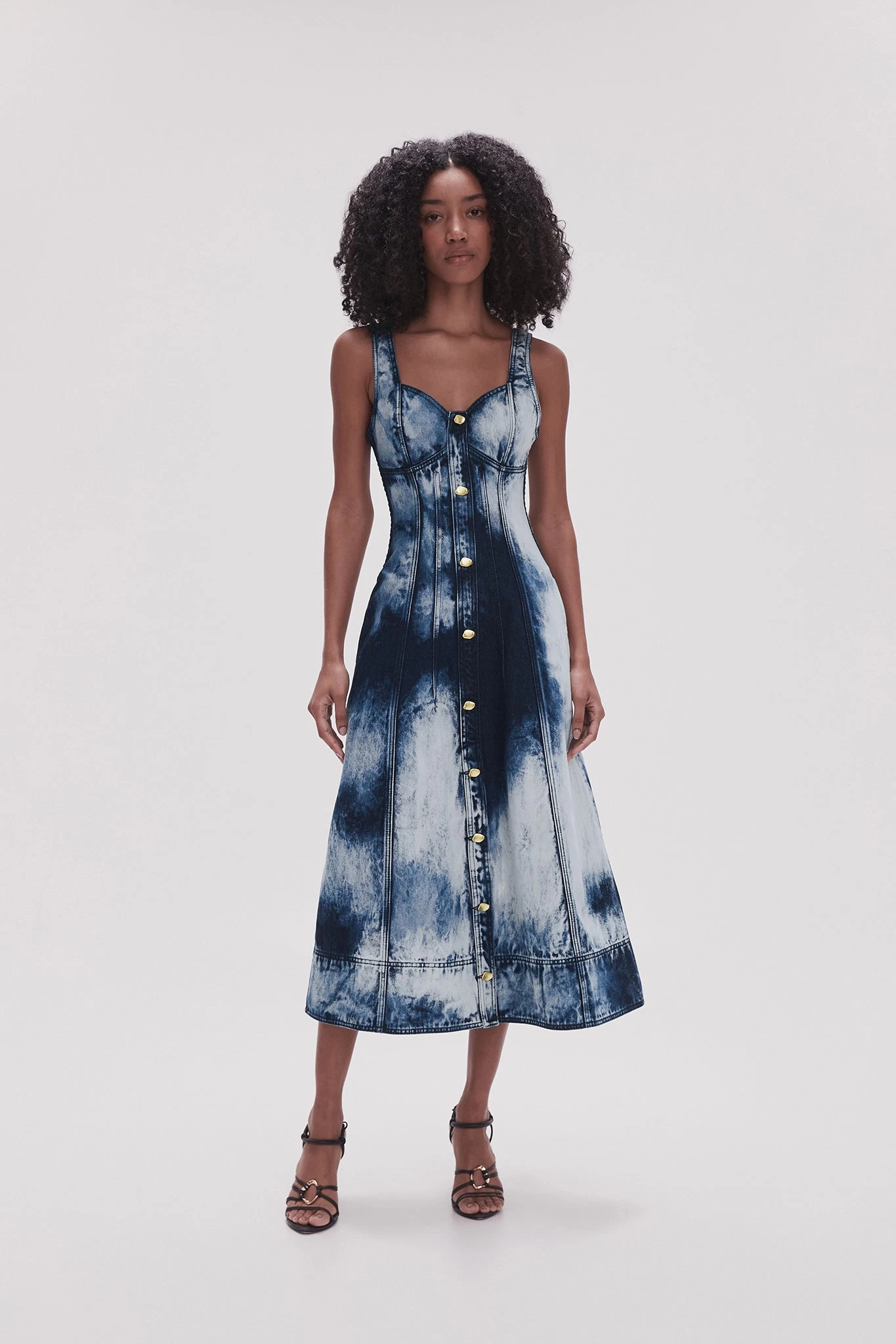 Enigma Denim Midi Dress 3 Enigma Denim Midi Dress - Image 3