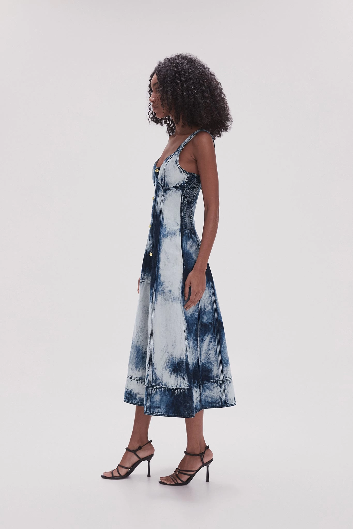 Enigma Denim Midi Dress 5 Enigma Denim Midi Dress - Image 5