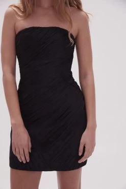 Anima Ruched Mini Dress -Aje 23SS5236 BLK 4