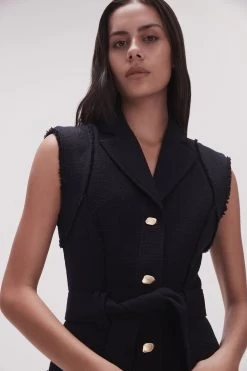 Isabel Utility Midi Dress -Aje 23SS5264 BLK 4