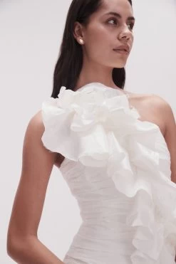 Adelia Ruffle Mini Dress -Aje 23SS5272 IVRY 4 8299f651 cc3b 4557 b652 f6f2e03aba89