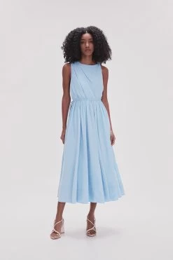 Abbey Twisted Midi Dress