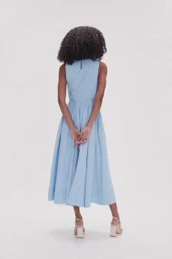Abbey Twisted Midi Dress -Aje 23SS5302 LT SKY BLU 5 4ec2846b 4655 488a abda 2cfac3d516d5