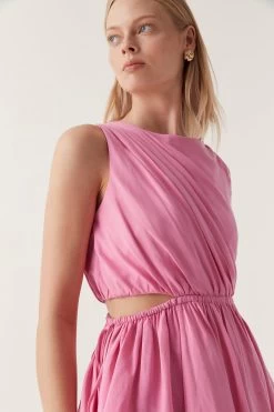 Abbey Twisted Mini Dress -Aje 23SS5429 CERIS PNK 4