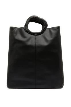 Selcouth Leather Tote -Aje 23SS6089 BLK 5