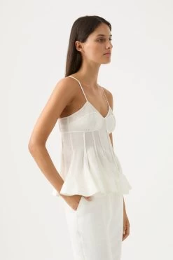 Evangeline Flared Camisole Top 9 Evangeline Flared Camisole Top -Aje 23SU1109 IVRY 4