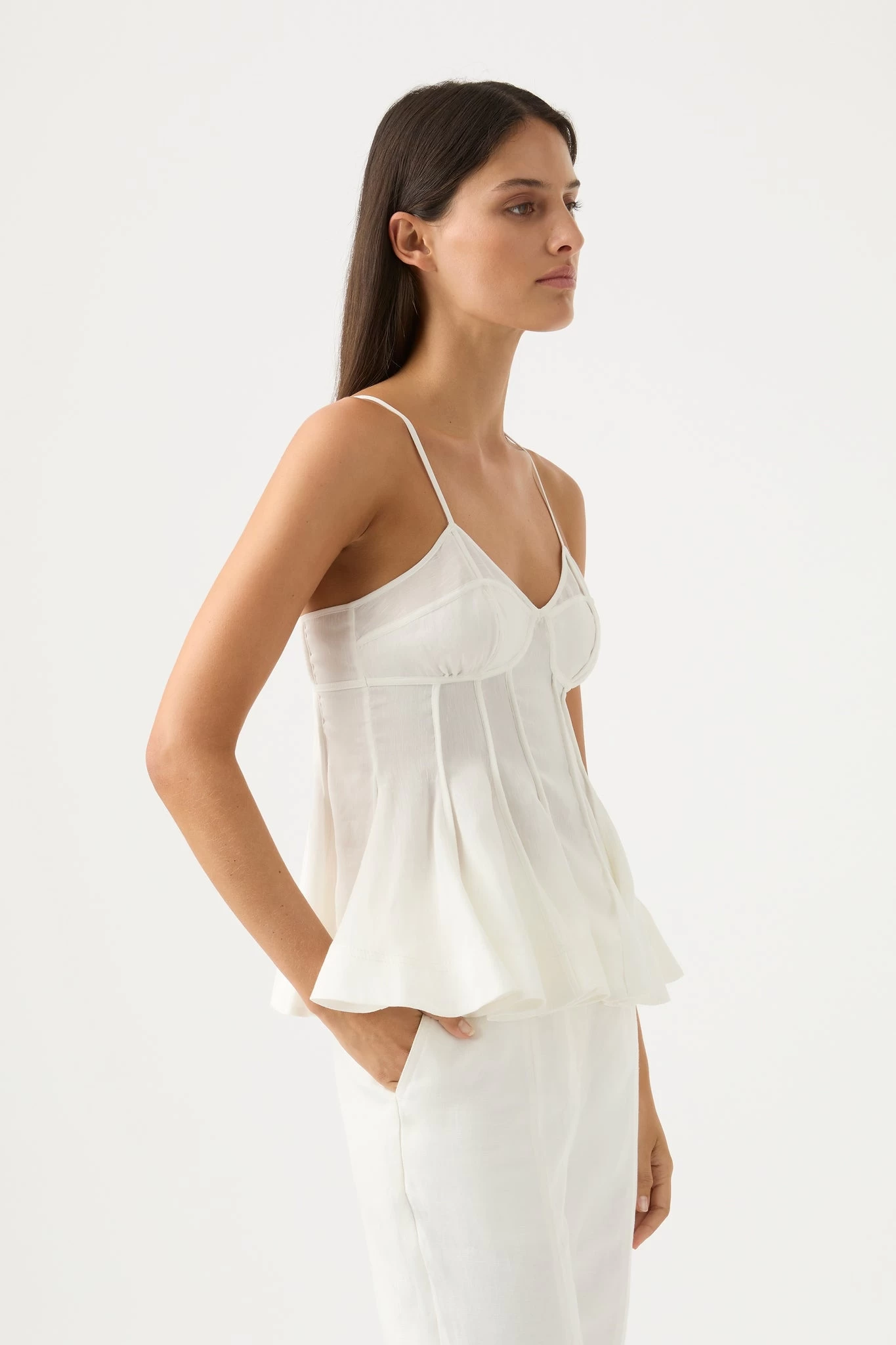 Evangeline Flared Camisole Top 4 Evangeline Flared Camisole Top - Image 4