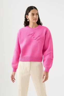 Superlative Logo Jumper -Aje 23SU1151 PROTEAPNK 5