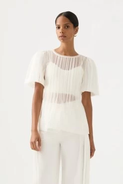 Stella Linear Ruffle Top