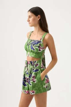 Eden Tie Back Top 9 Eden Tie Back Top -Aje 23SU1170 NATGUMFLO 4 1