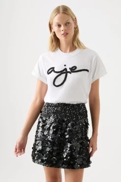 First Light Beaded Logo Tee