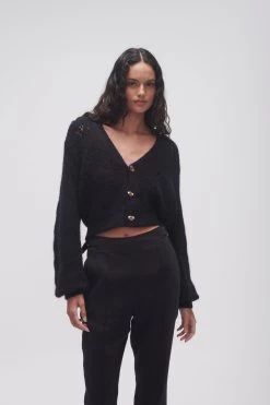 Grooves Lace Stitch Cardigan