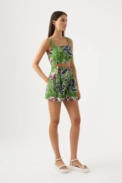 Eden Paper Bag Short -Aje 23SU3024 NATGUMFLO 3