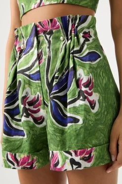 Eden Paper Bag Short -Aje 23SU3024 NATGUMFLO 4