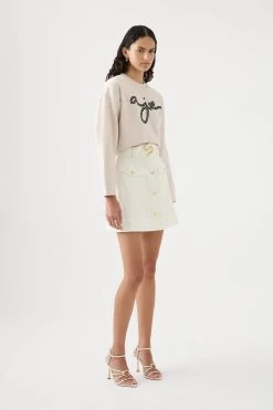 Beacon Utility Mini Skirt -Aje 23SU4052 IVRY 3 12dd2f1c 949d 43e9 a4e7 b0373b596a77