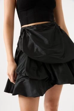 Daybreak Mini Skirt -Aje 23SU4075 BLK 4