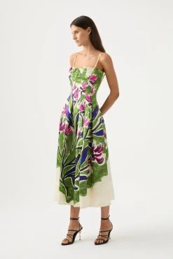 Paradiso Cinched Midi Dress