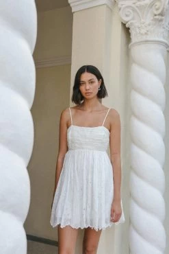 Zora Broiderie Mini Dress
