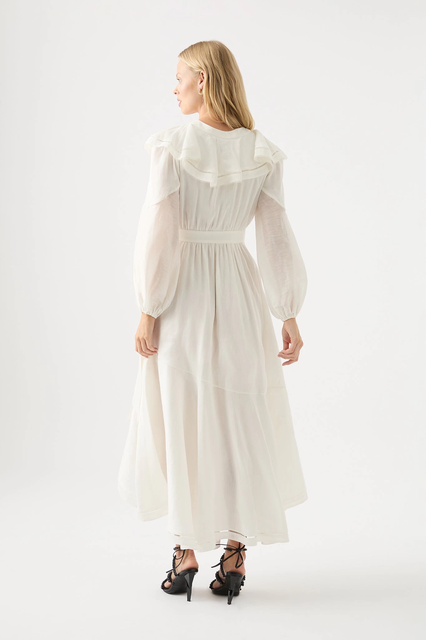 Zoe Ruffle Wrap Midi Dress 5 Zoe Ruffle Wrap Midi Dress - Image 5