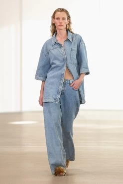 Aje X Outland Denim Top -Aje 24RE1433 COAST BLU 1