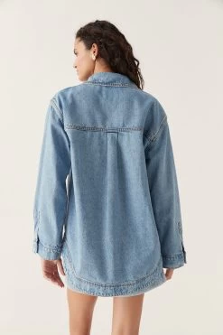 Aje X Outland Denim Shirt -Aje 24RE1434 COAST BLU 6