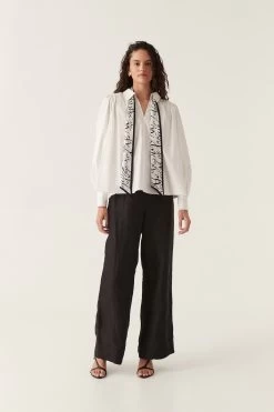 Chloe Scarf Blouse 11 Chloe Scarf Blouse -Aje 24RE1436 IVRY BLK 6