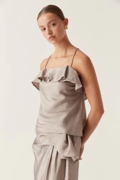 Immersion Bias Camisole 12 Immersion Bias Camisole -Aje 24RE1444 MT OYS GRY 3 f7ddf563 3bc3 4777 bb27 79b9fd2d6f06