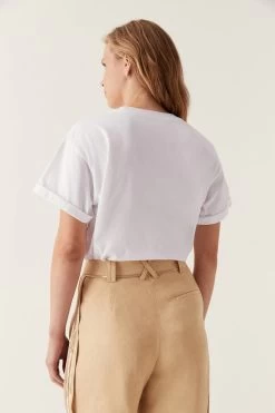 Exploration Embellished Tee -Aje 24RE1504 WHT GLD 5