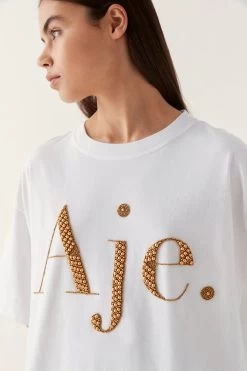 Rya Embellished Oversized Tee