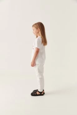Precious Classic Logo Kids Tee -Aje 24RE1532 WHT DPMGNT 5
