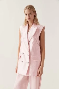 Insight Oversized Vest -Aje 24RE2074 SO PNK 1 088453dc b658 44c6 99e9 e452d0a6c258