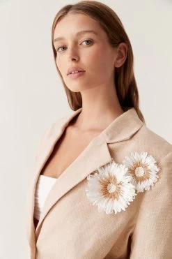 Evoke Tailored Jacket -Aje 24RE2075 IVRY NAT 4 8d1017bd 91e2 420e 8359 362482635fba