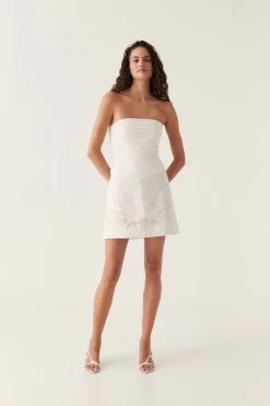 Agua Embroidered Mini Skirt -Aje 24RE4157 IVRY 1 6449f02c bc6d 4e6d b4c5 7376a424432c