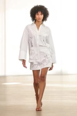 Agua Embroidered Mini Skirt -Aje 24RE4157 IVRY 8