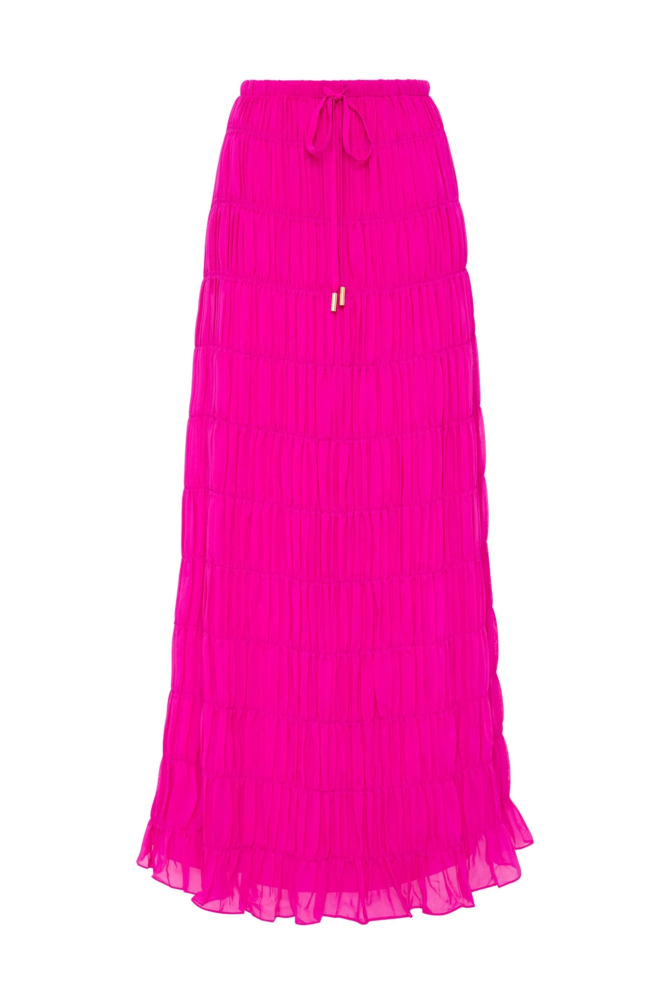 Rosewood Ruched Maxi Skirt 2 Rosewood Ruched Maxi Skirt - Image 2