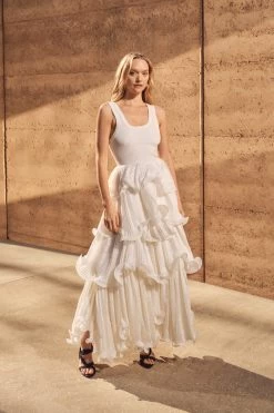 Cosmos Tiered Maxi Skirt