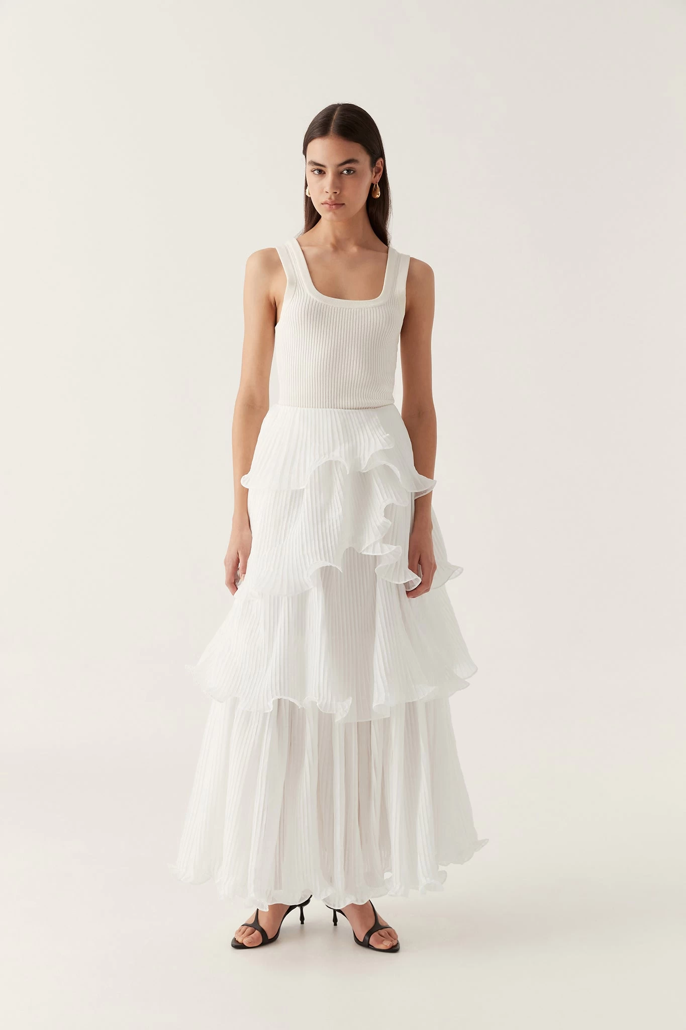 Cosmos Tiered Maxi Skirt 3 Cosmos Tiered Maxi Skirt - Image 3