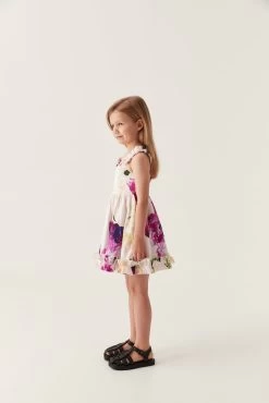 Skylar Kids Frill Dress -Aje 24RE5374 WLD HYD 3