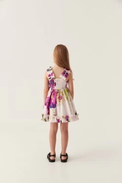 Skylar Kids Frill Dress -Aje 24RE5374 WLD HYD 4