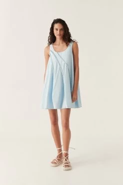 Asta Whipstitch Mini Dress