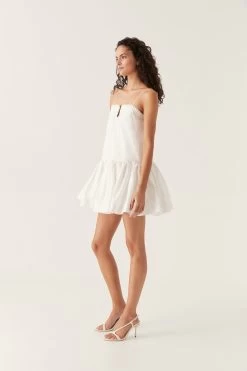 Willow Sweetheart Mini Dress -Aje 24RE5481 IVRY 0830