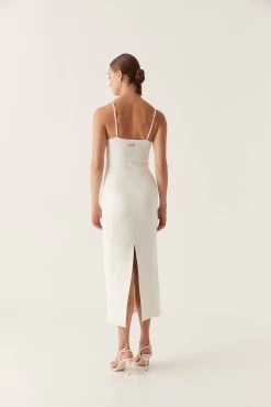 Veida Ottoman Knit Midi Dress -Aje 24RE5491 IVRY 6