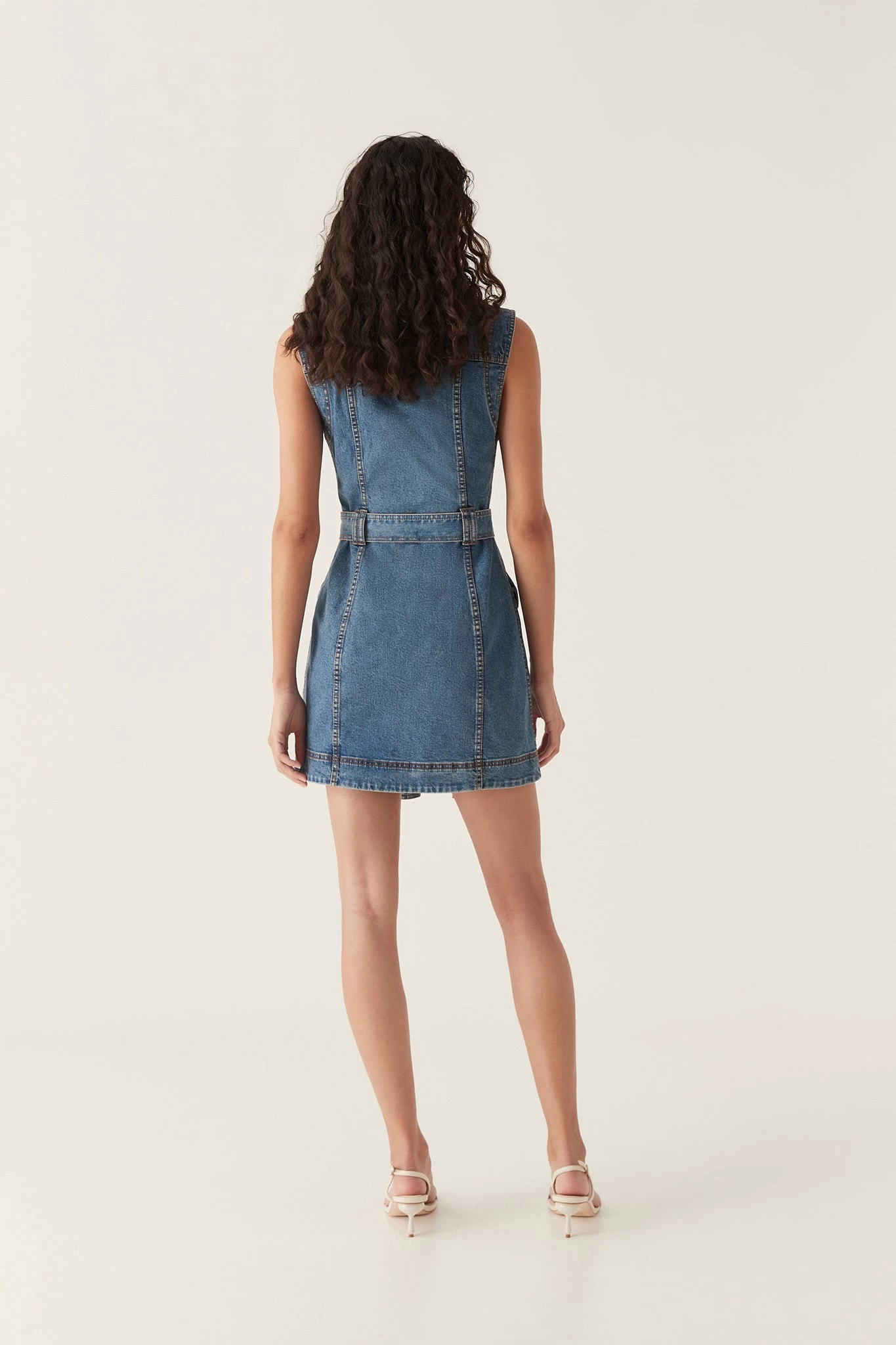 Balance Denim Mini Dress 5 Balance Denim Mini Dress - Image 5